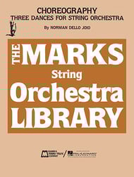 cover Choreography Orchestra sheet music cover